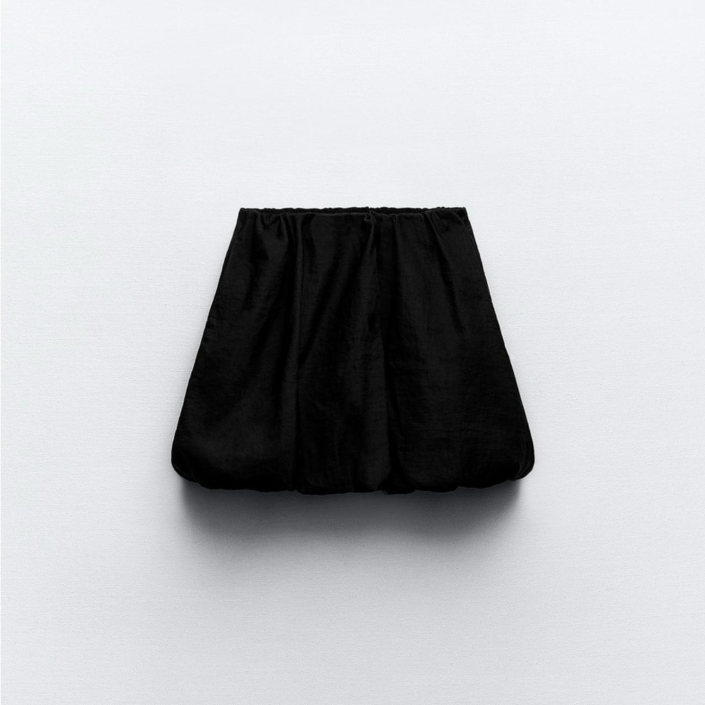 Zara Black Bubble Mini Skirt for Cocktail Nights